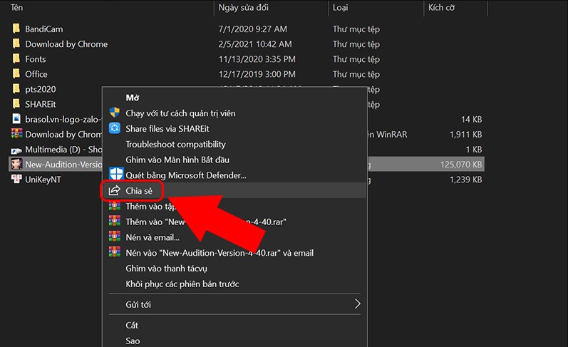 Lam the nao de chia se file nhanh tren Windows 10 6