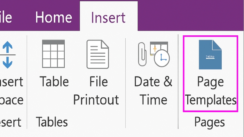 OneNote Biến Hóa Ghi Chú Với Templates Giao Diện Và Liên Kết