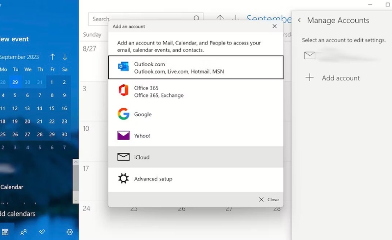 Hướng dẫn đồng bộ hóa lịch và email trên Windows 11