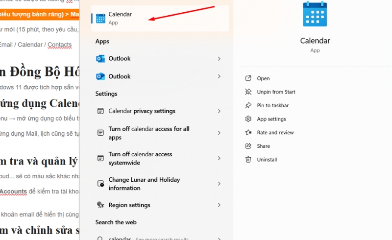 Huong dan dong bo hoa lich va email tren Windows 11 5