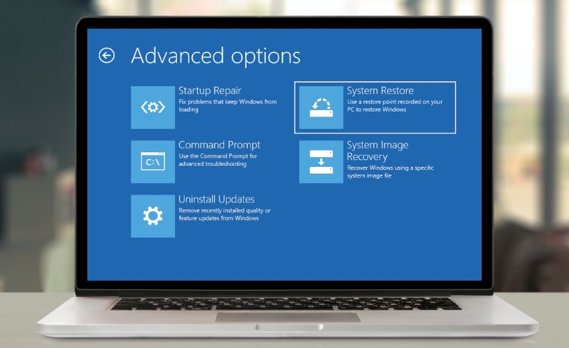 Khac phuc loi man hinh khong hien thi tren Windows 10 7