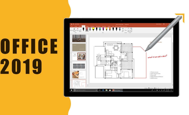 Khám phá các công cụ thiết kế trong PowerPoint 2019