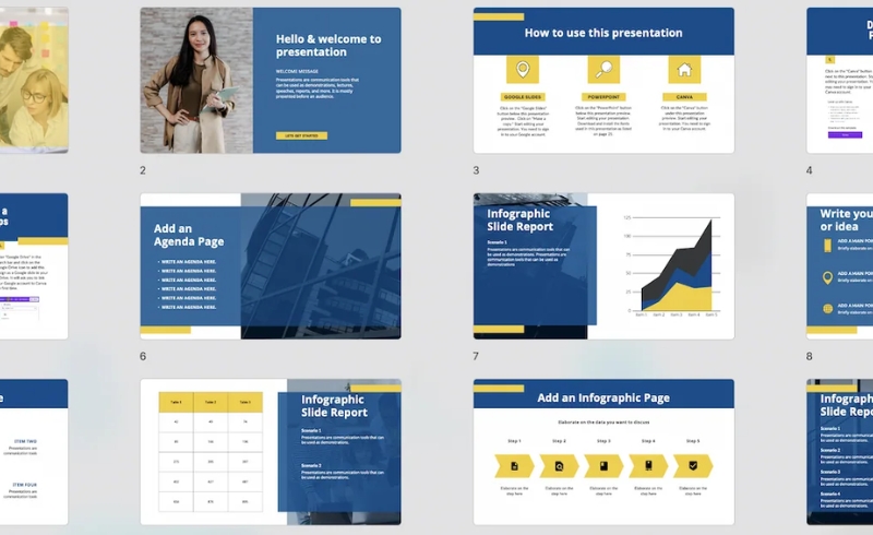 Kham pha cac mau PowerPoint dep trong Office 2021 2