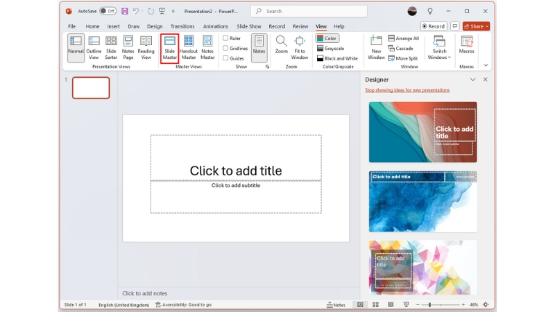 Cách dùng Template PowerPoint