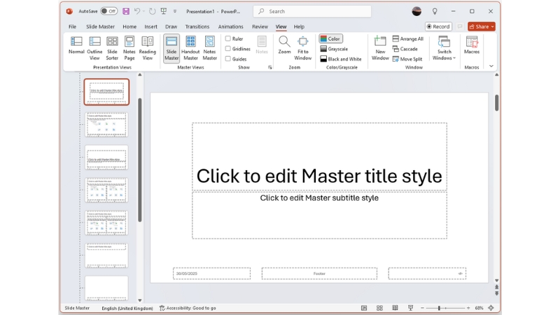 Cách dùng Template PowerPoint