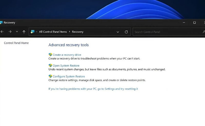 Tim hieu ve tinh nang System Restore tren Windows 11 4