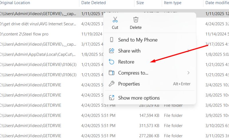 Cach khoi phuc du lieu bi xoa tren Windows 10 2