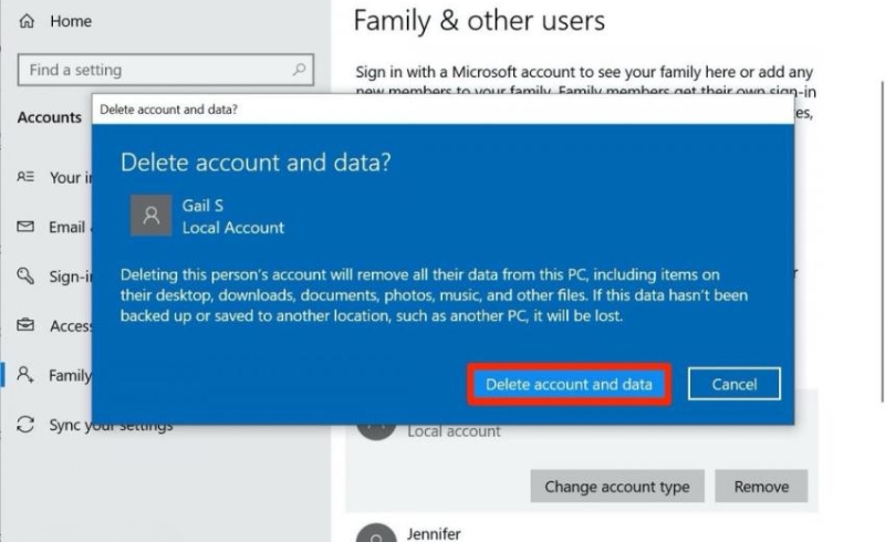 Cach quan ly tai khoan nguoi dung tren Windows 10 4