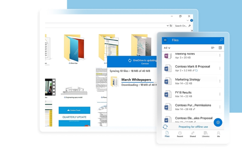 Cach su dung OneDrive de luu tru va chia se tai lieu trong Office 365 5