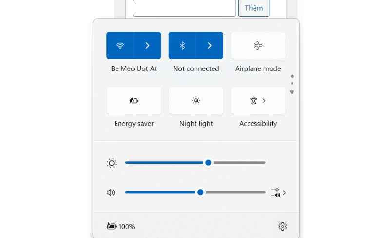 Cach tuy chinh Action Center tren Windows 11 4