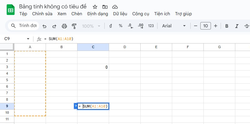 Cách Sử Dụng Tính Năng Formulas Và Functions Trong Google Sheets