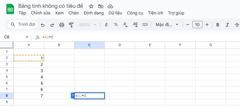 Cách Sử Dụng Tính Năng Formulas Và Functions Trong Google Sheets