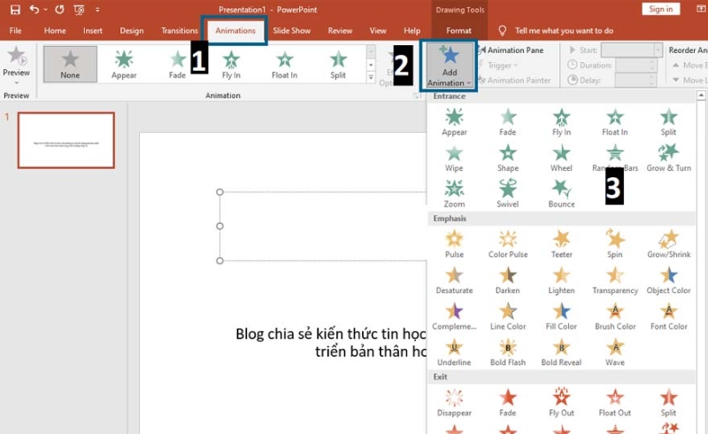 Huong dan su dung PowerPoint 2019 de tao bai thuyet trinh an tuong 5