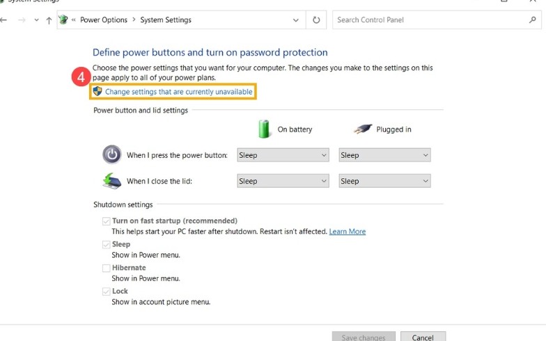 Khac phuc loi man hinh den khi khoi dong tren Windows 10 4 1