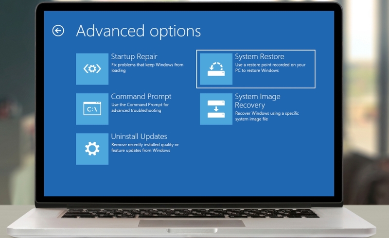 Khac phuc loi man hinh den khi khoi dong tren Windows 10 5