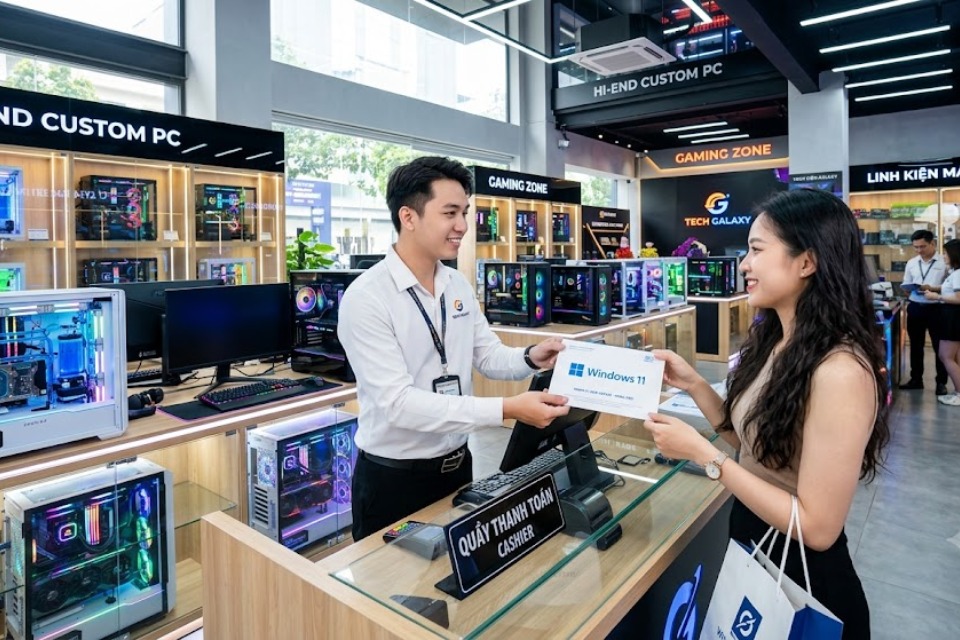 Hanh Trinh Di San Key Windows 11 OEM Mua O Dau De Khong Tro Thanh Ga Beo Cho Lai Buon 3