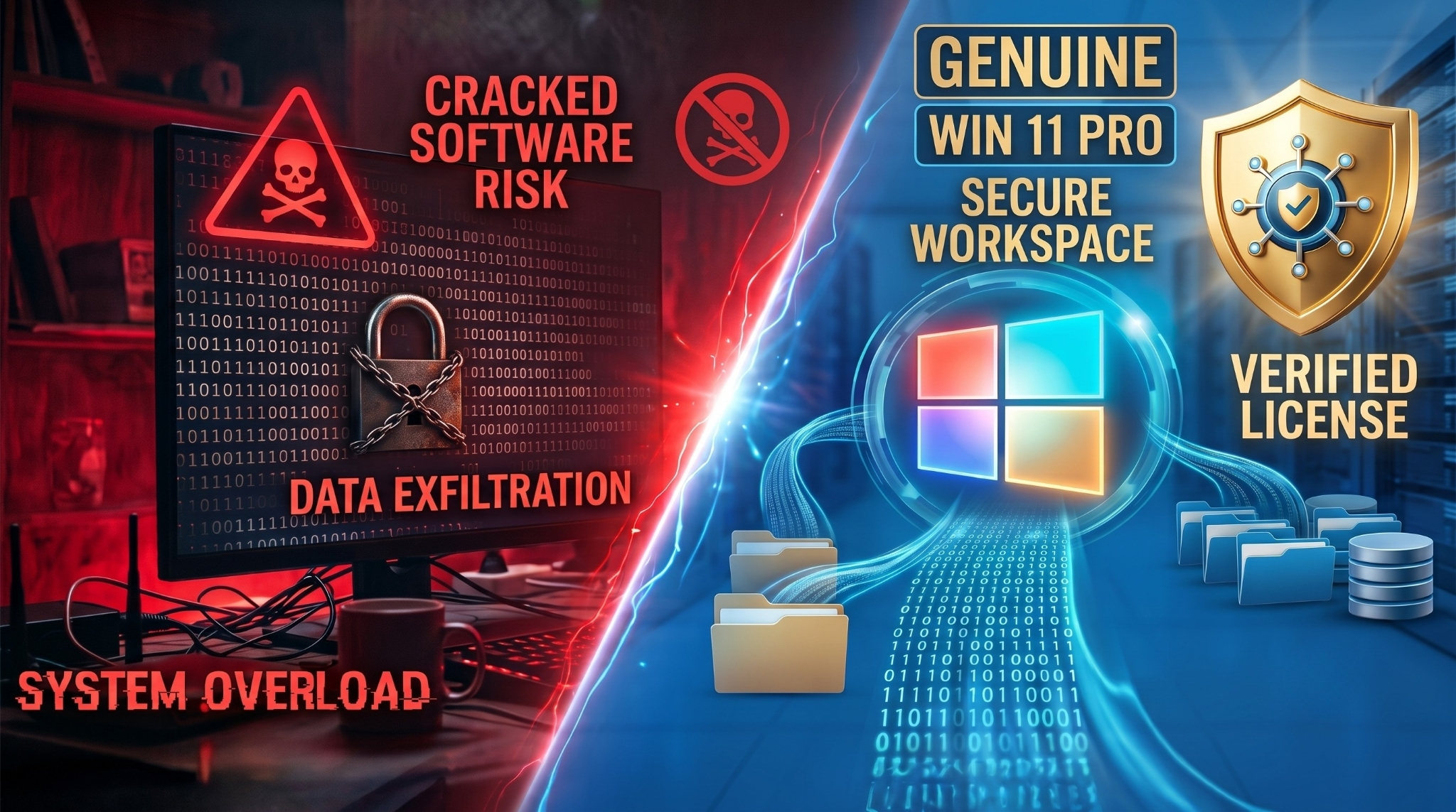 Mua key Win 11 giá rẻ bản Pro chính hãng để an tâm bảo vệ toàn bộ dữ liệu trọn đời