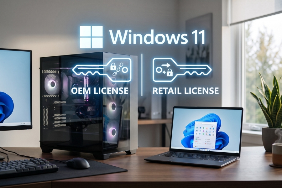 Phân Biệt Key Win 11 OEM Và Retail: Chọn Loại Nào Cho Đúng Nhu Cầu?