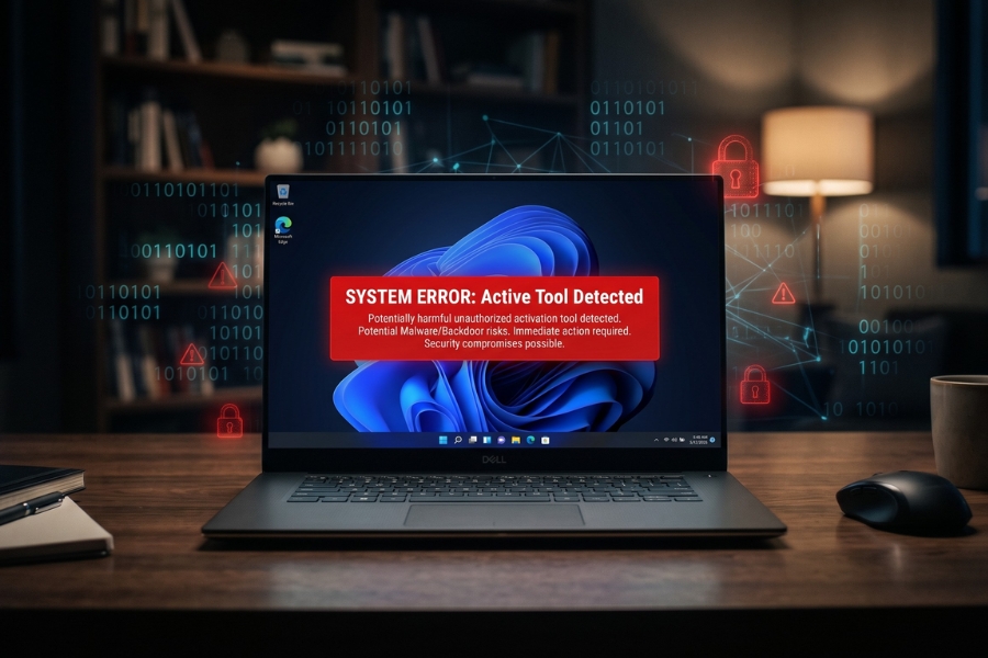Tác hại của việc dùng tool active win 11 và những rủi ro ngầm bạn chưa từng biết