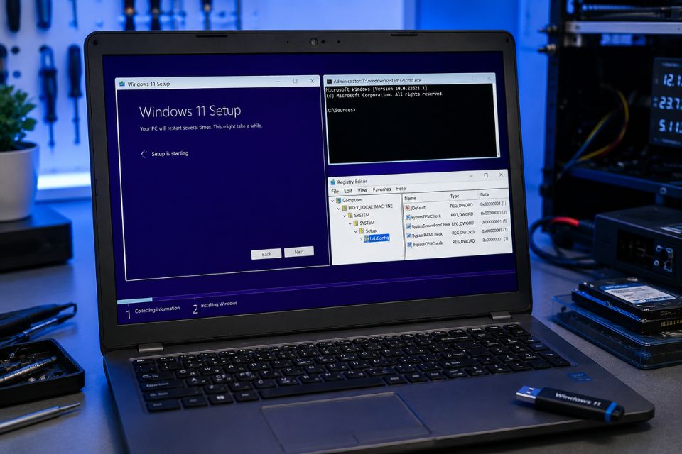 Cai Windows 11 bypass TPM 2 3