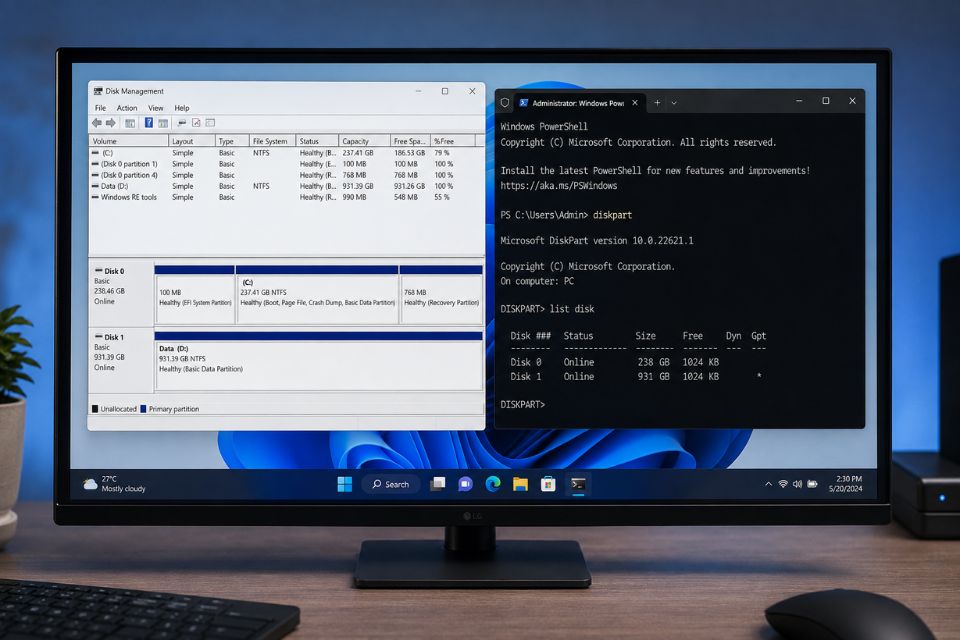 Cai Windows 11 tren o cung MBR chuyen sang GPT 2