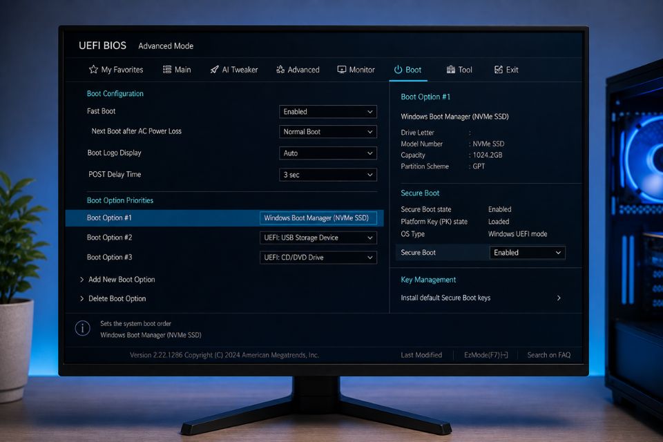 Cai Windows 11 tren o cung MBR chuyen sang GPT 6