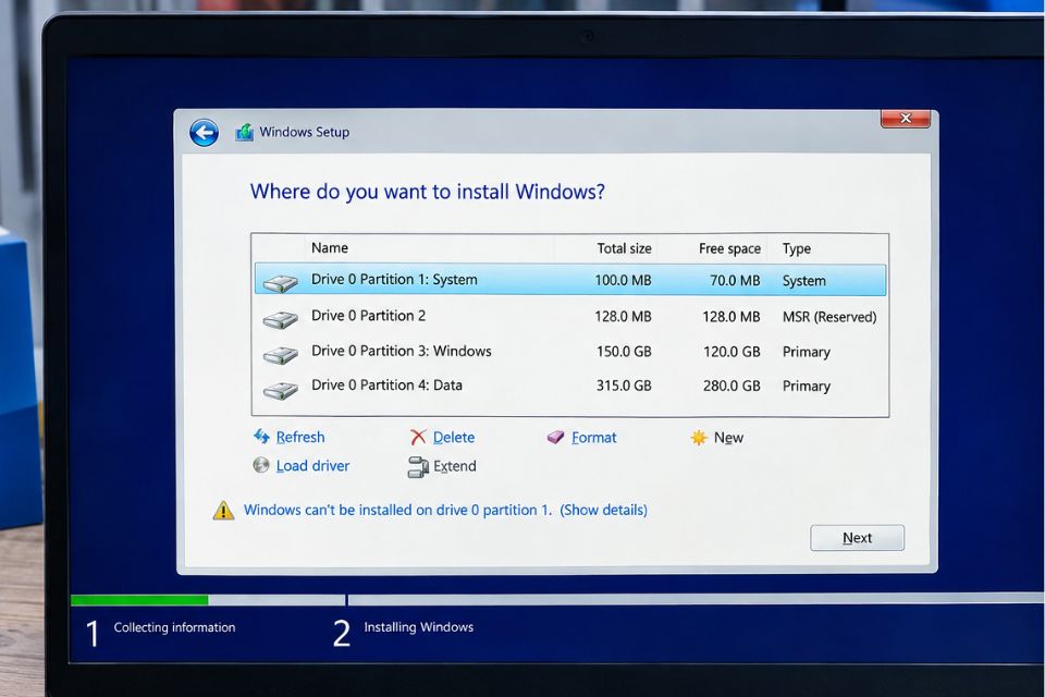 Ha cap Windows 11 xuong Windows 10 khong mat du lieu 6
