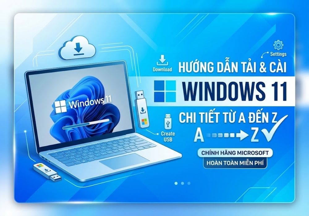 Hướng dẫn tải và cài Windows 11 chi tiết từ A đến Z