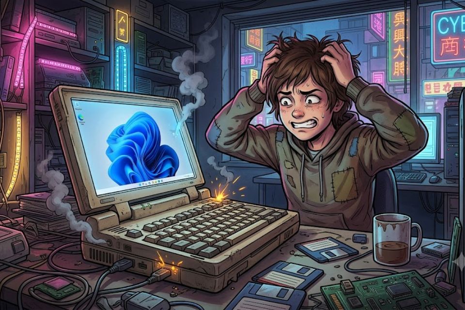Máy Yếu Nhưng Vẫn "Đú" Windows 11: Cài Bản Nào Để Không Biến PC Thành... Cục Gạch?