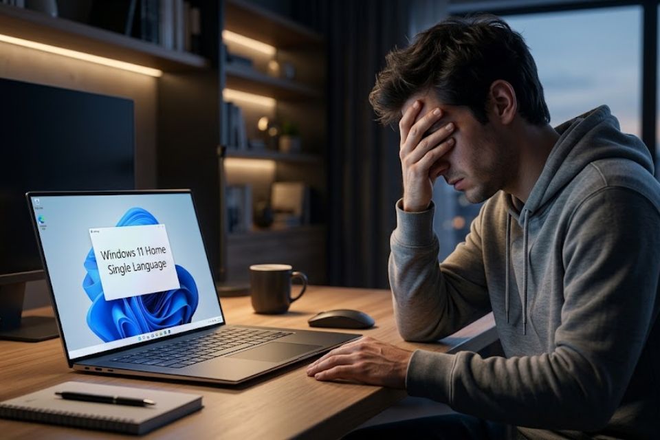 Từ "Con Ghẻ" Lên "Chính Thất": Tuyệt Chiêu Nâng Cấp Windows 11 Home Single Language Lên Pro Nhắm Mắt Cũng Làm Được!