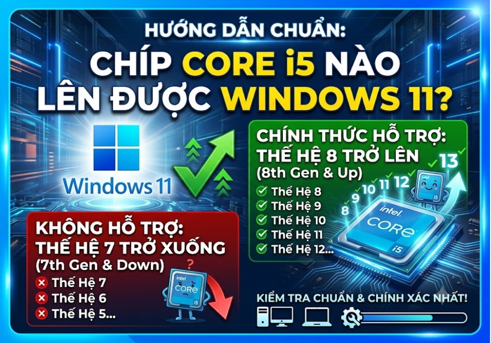 Chip Core i5 Đời Mấy Lên Được Win 11? Và Cách Kiểm Tra Cực Dễ