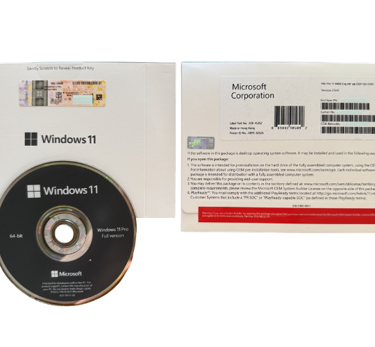 Phần mềm Win 11 Pro 64Bit Engl Intl 1pk DSP OEI DVD - Full Box 3 key Win 11 Pro 64Bit Engl Intl 1pk DSP OEI DVD 3