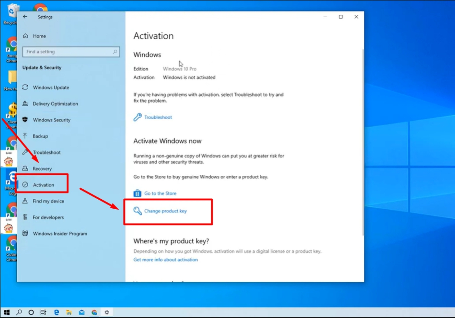 phan mem windows 10 pro online retail 1 pc key esd 10