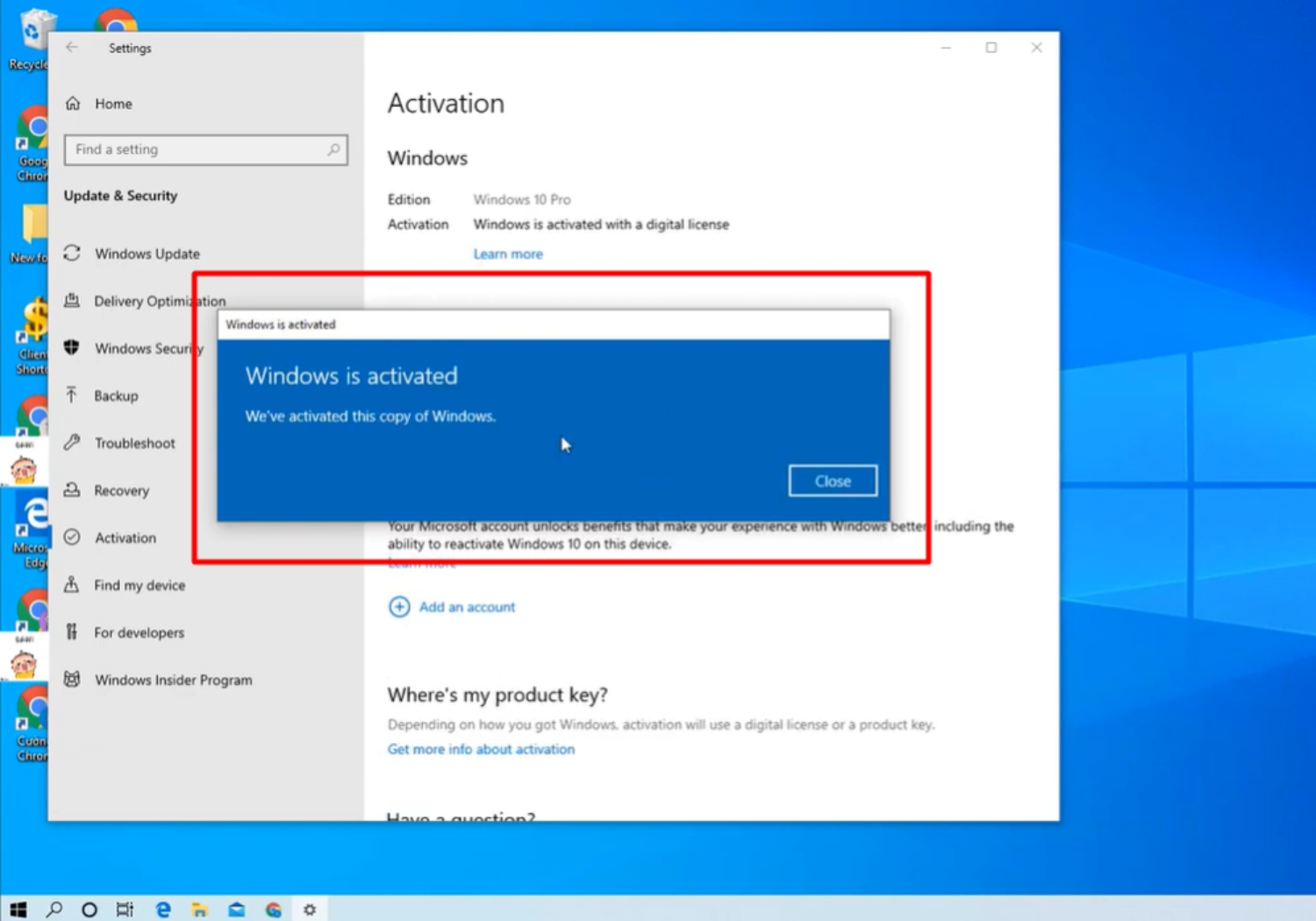 phan mem windows 10 pro online retail 1 pc key esd 12