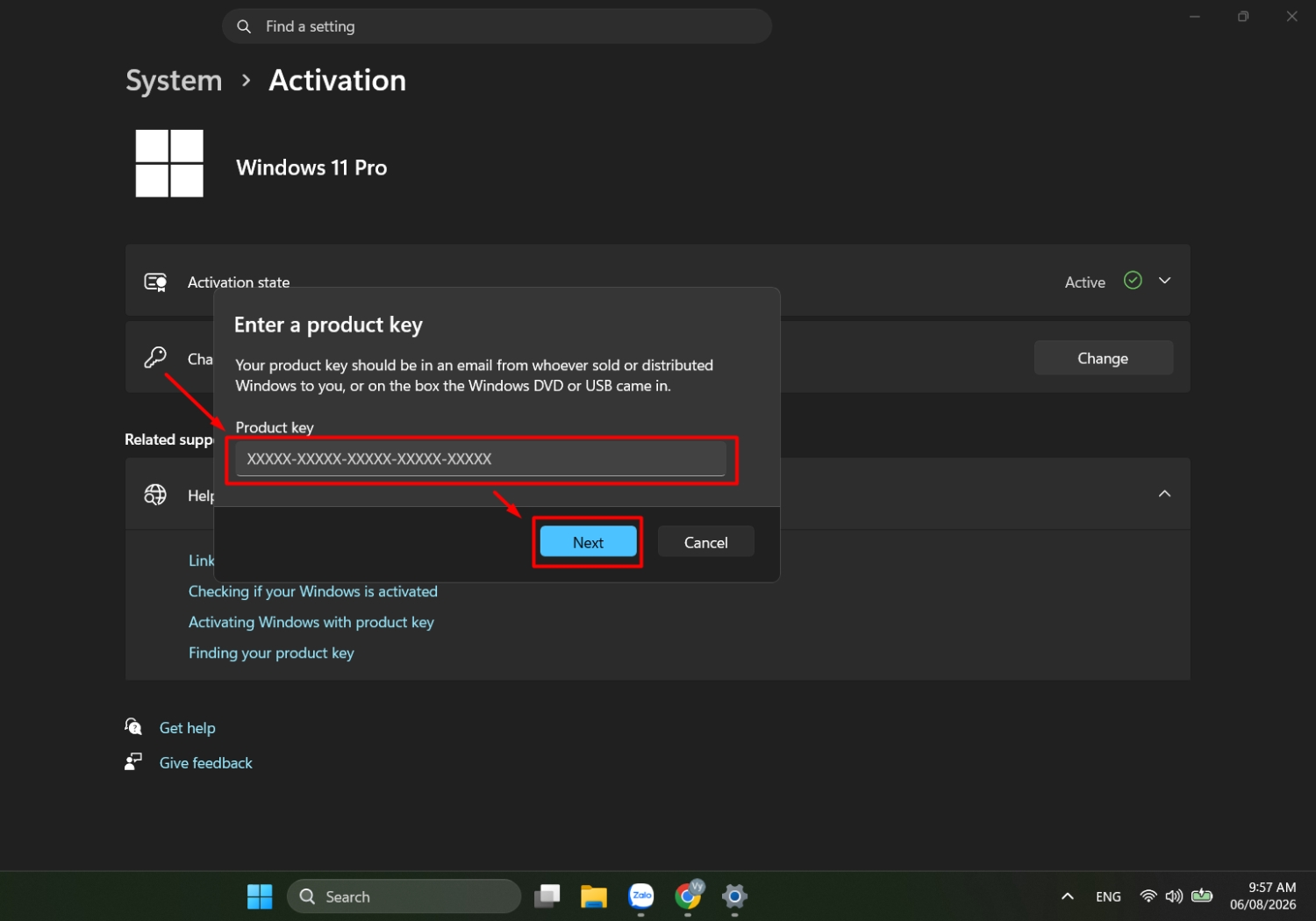phan mem windows 11 pro online retail 1 pc key esd 3
