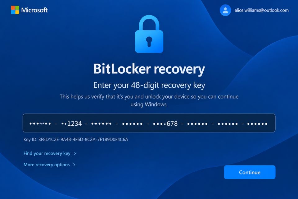 Bat ma hoa thiet bi Device Encryption tren Windows 11 Home 6