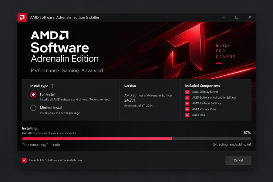 Các Bước Tối Ưu Hóa Card Amd Trên Win 11