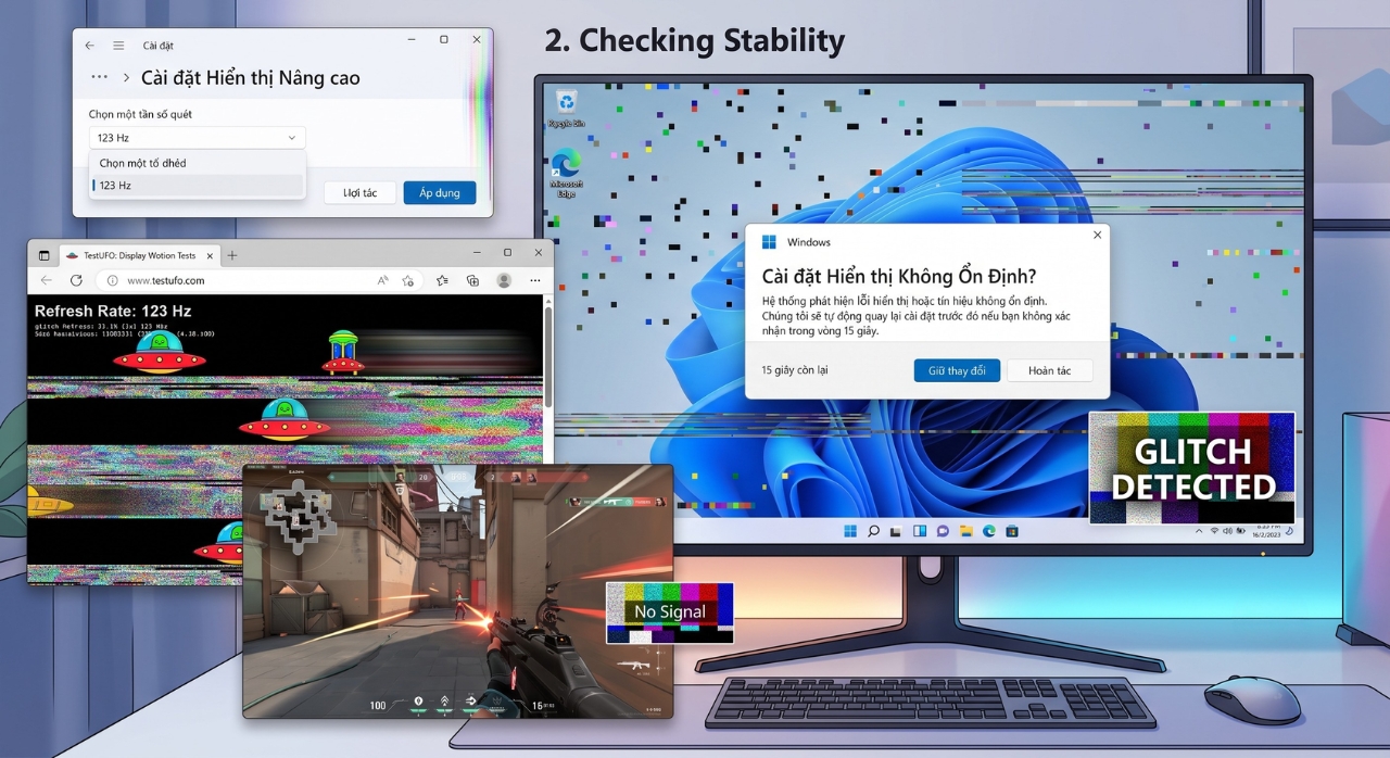 Cach Ep Xung Man Hinh Overclock Monitor Len Tan So Quet Cao Tren Windows 11 3