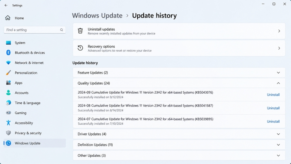 Cách Fix Lỗi Blue Screen Of Death Bsod Win 11