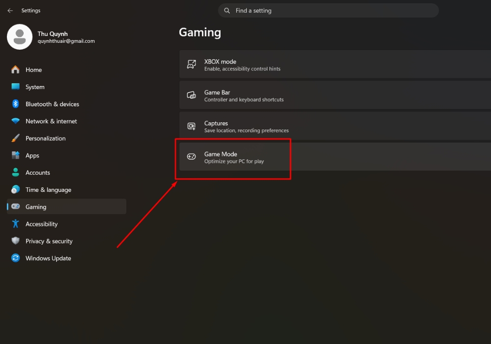 Cách bật game mode trên windows 11 7 Cach bat game mode tren windows 11 3