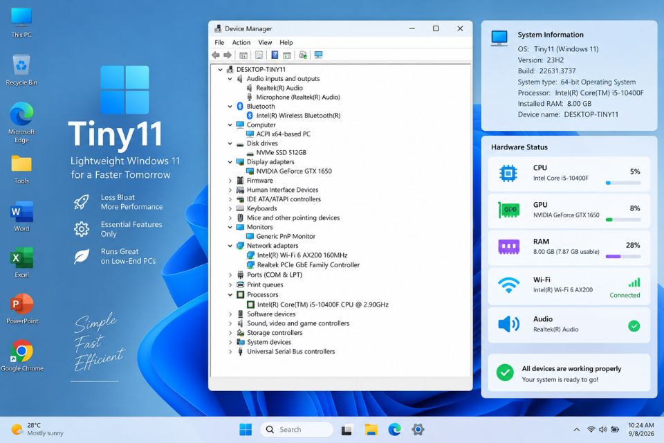 Cách cài Tiny11 bypass mọi cấu hình trên máy yếu 10 Cach cai Tiny11 bypass moi cau hinh tren may yeu 6