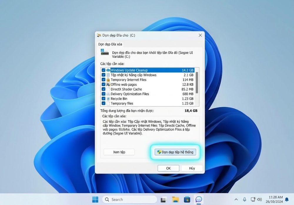 Cach dung Disk Cleanup tren Windows 11 3