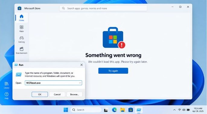 Cách reset Microsoft Store bằng lệnh WSReset trên Windows 11
