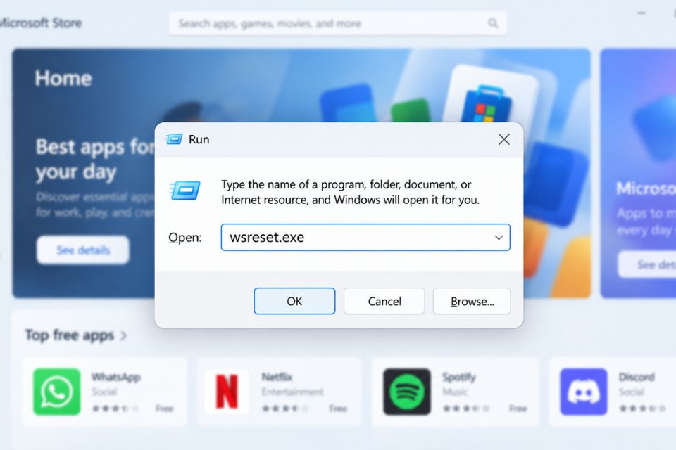 Cach reset Microsoft Store bang lenh WSReset tren Windows 11 3