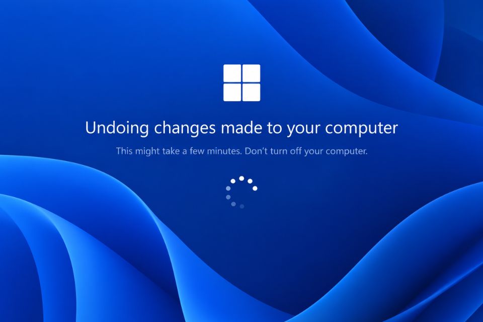 Cách sửa lỗi Undoing Changes Made to Your Computer Windows 11 7 Cach sua loi Undoing Changes Made to Your Computer Windows 11 2