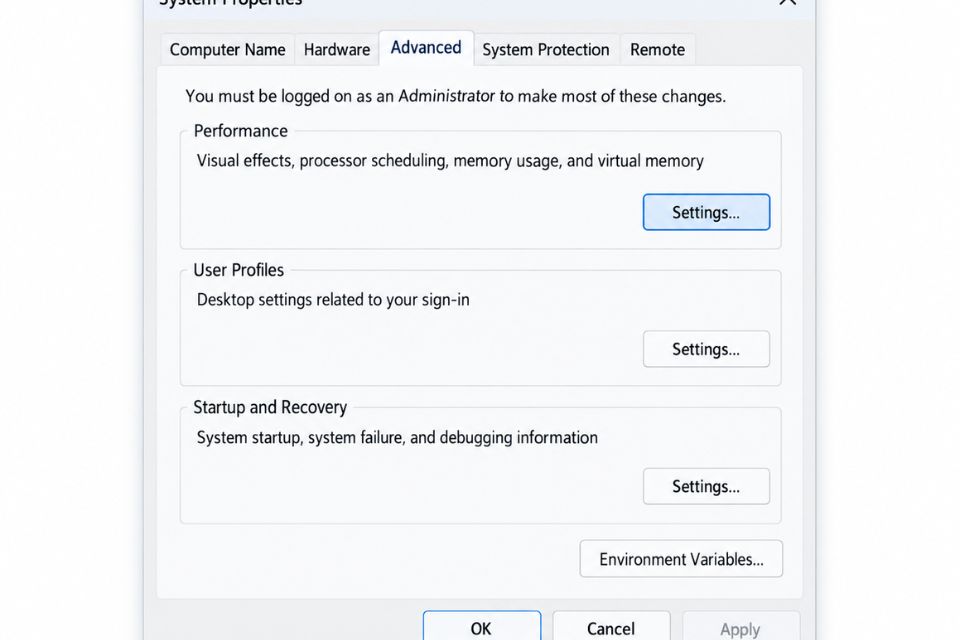 Cau hinh RAM ao Virtual Memory Windows 11 chuan nhat de chong vang game 3
