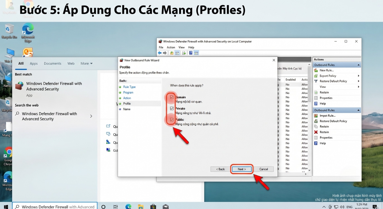 Huong Dan Chan Phan Mem Ket Noi Internet Bang Windows Defender Firewall Tren Windows 11 1
