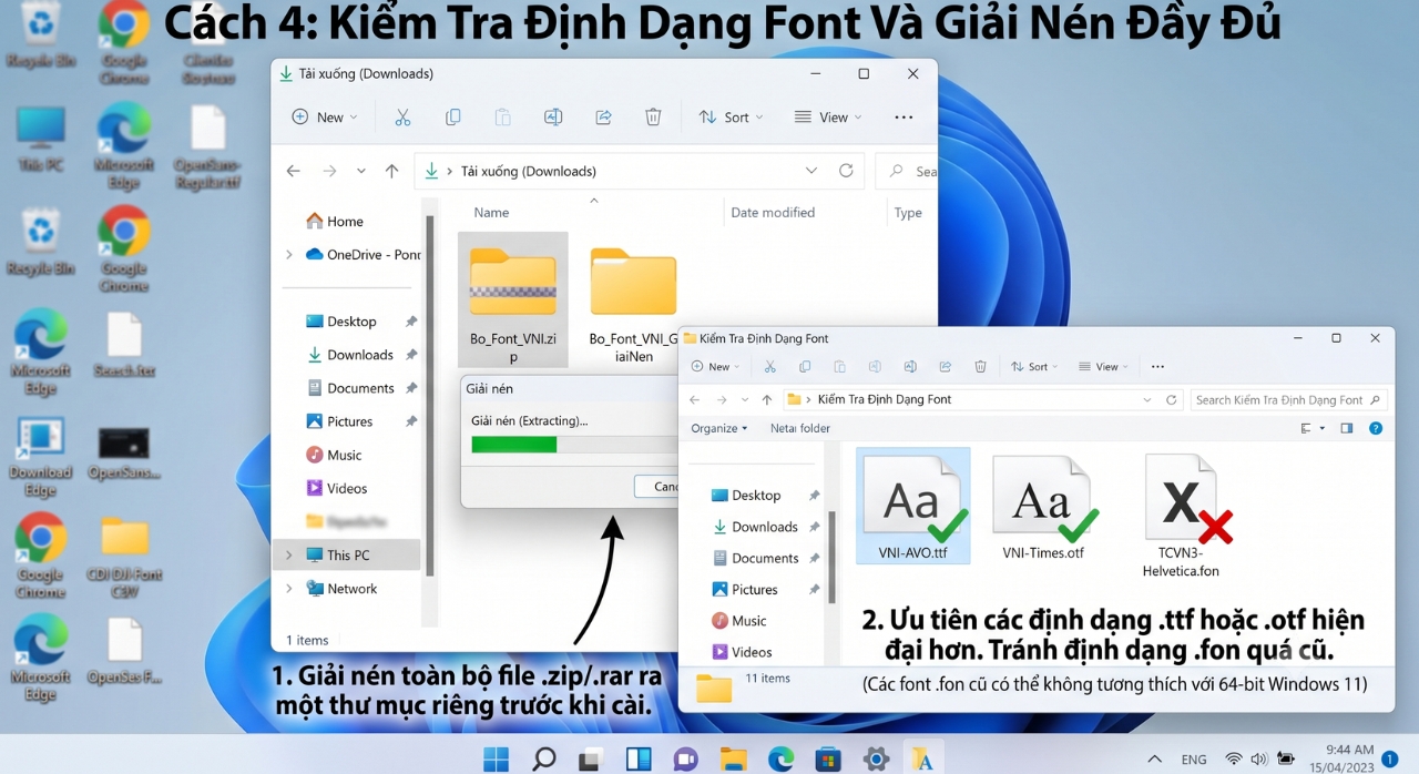 Huong Dan Sua Loi Khong Cai Duoc Font Chu Tieng Viet Tren Windows 11 4