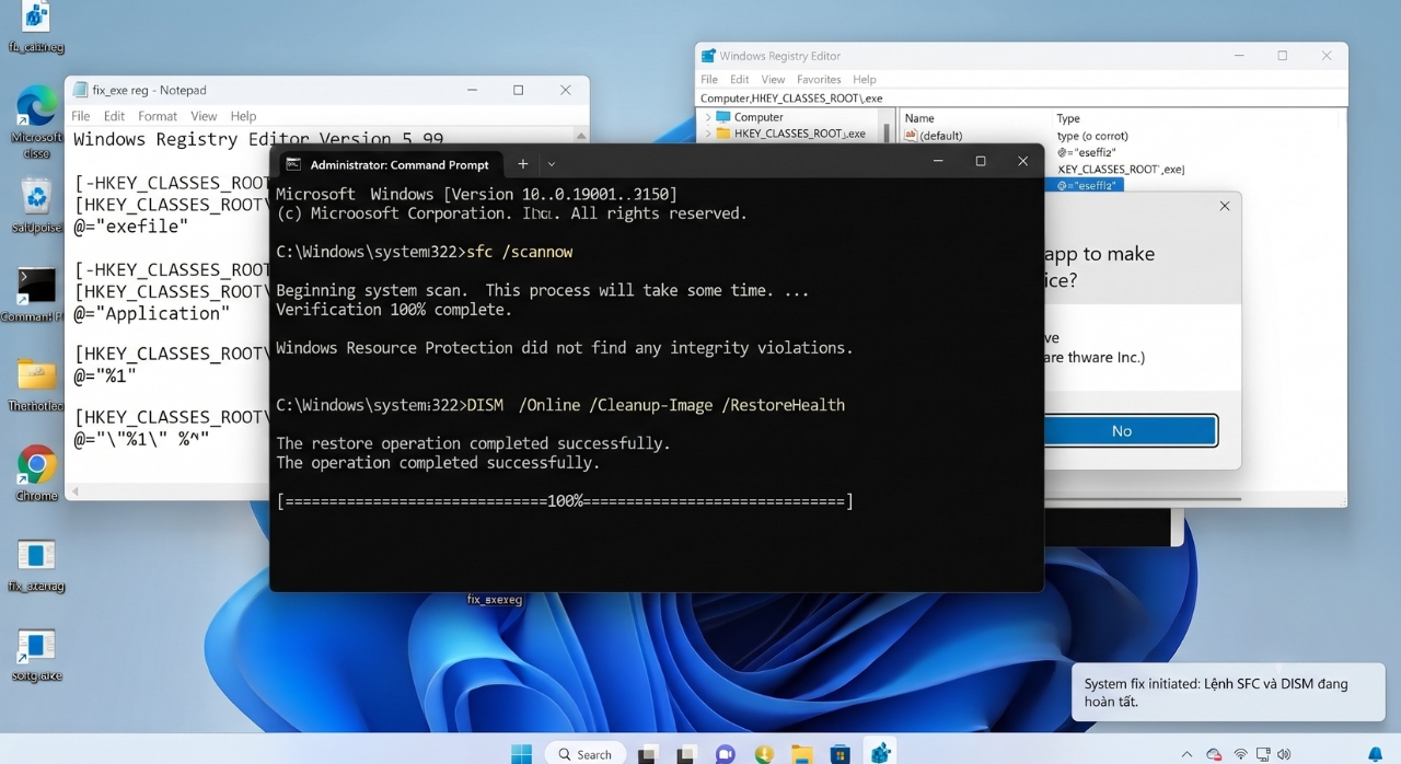 Huong Dan Sua Loi Khong Mo Duoc File .Exe Tep Tin Cai Dat Tren Windows 11 4