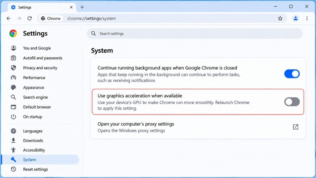 Hướng Dẫn Sửa Lỗi Trình Duyệt Chrome Cốn Ram Đơ Máy Trên Win 11